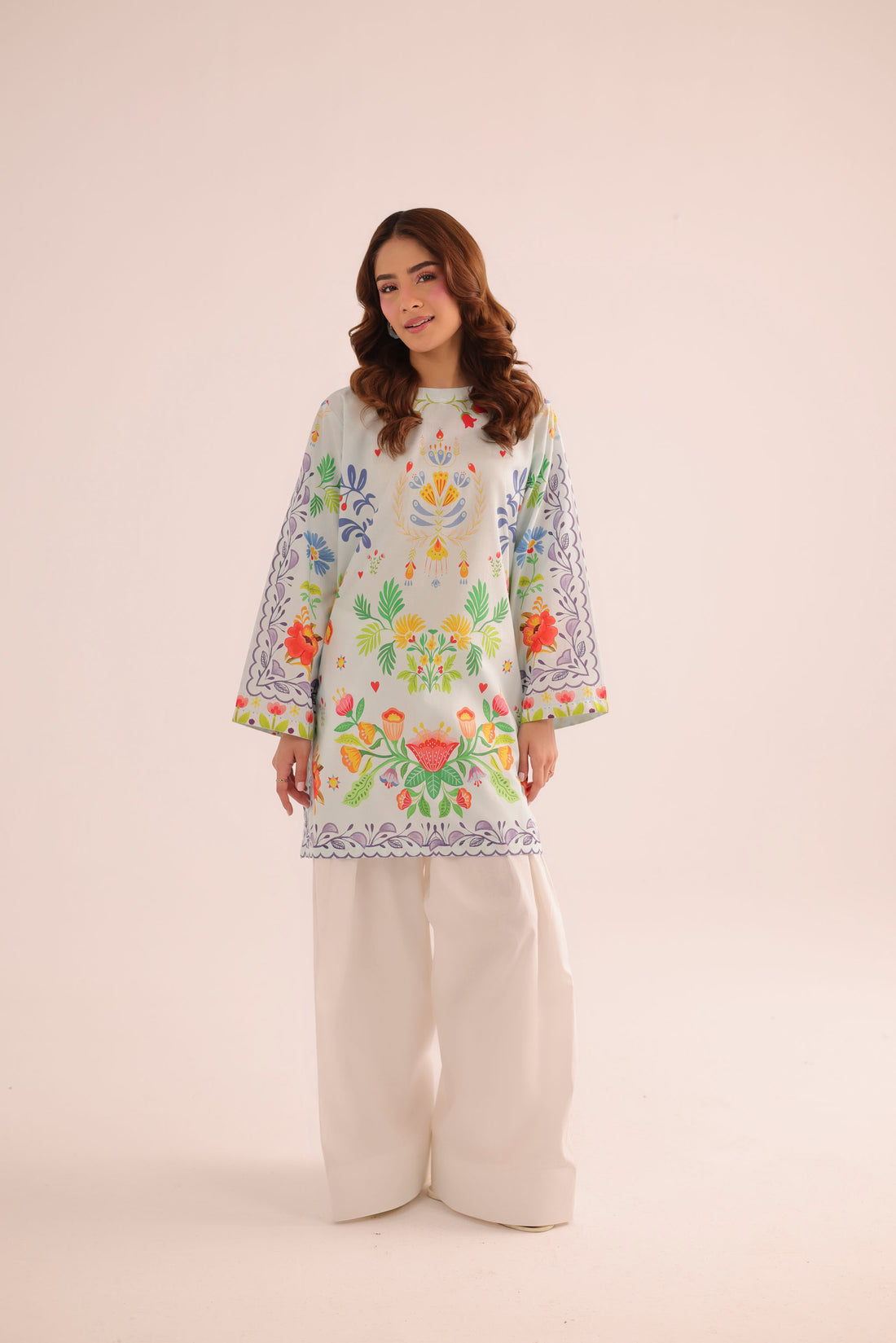 1PC Printed Lawn Kurta - PRT L43293