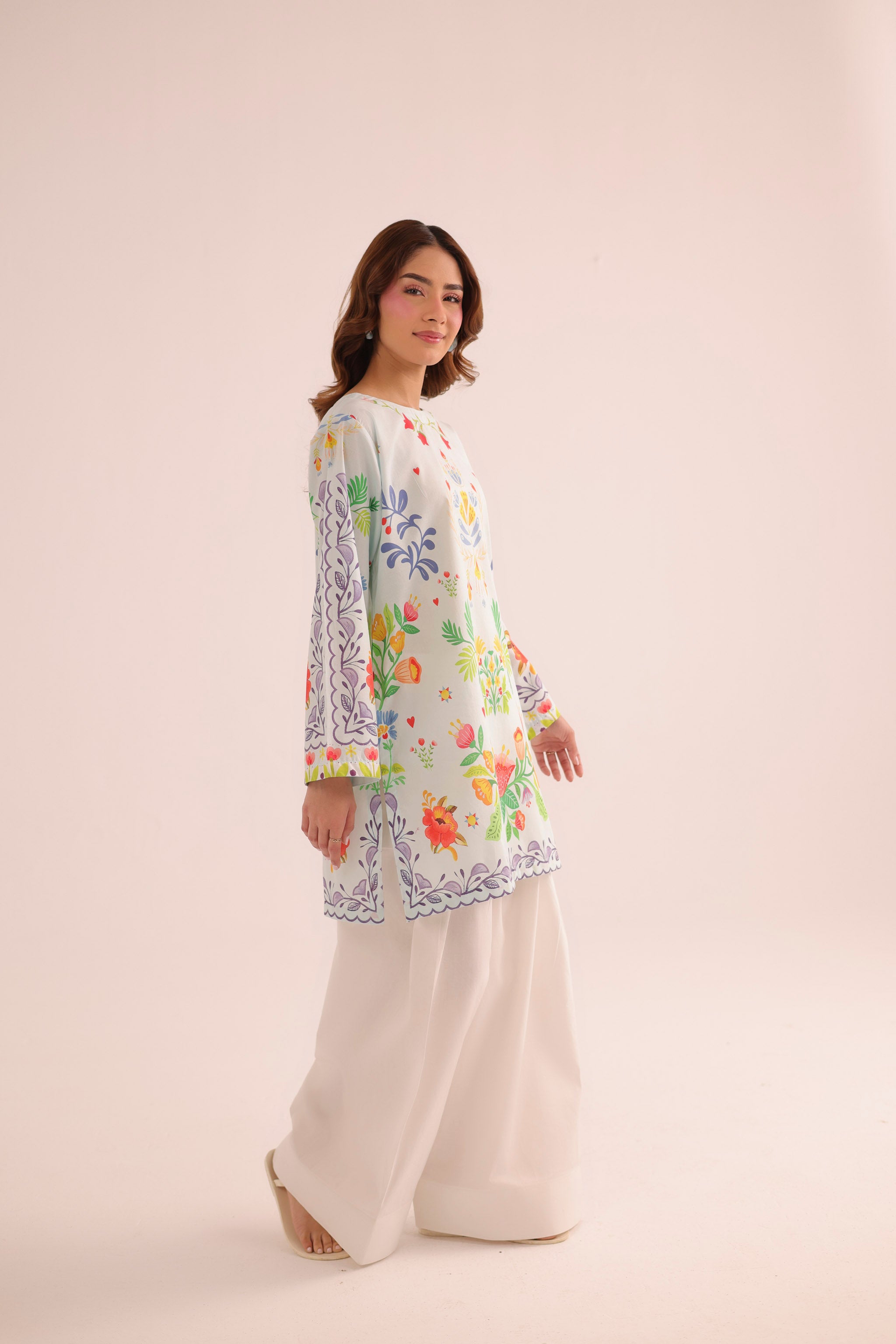 1PC Printed Lawn Kurta - PRT L43293
