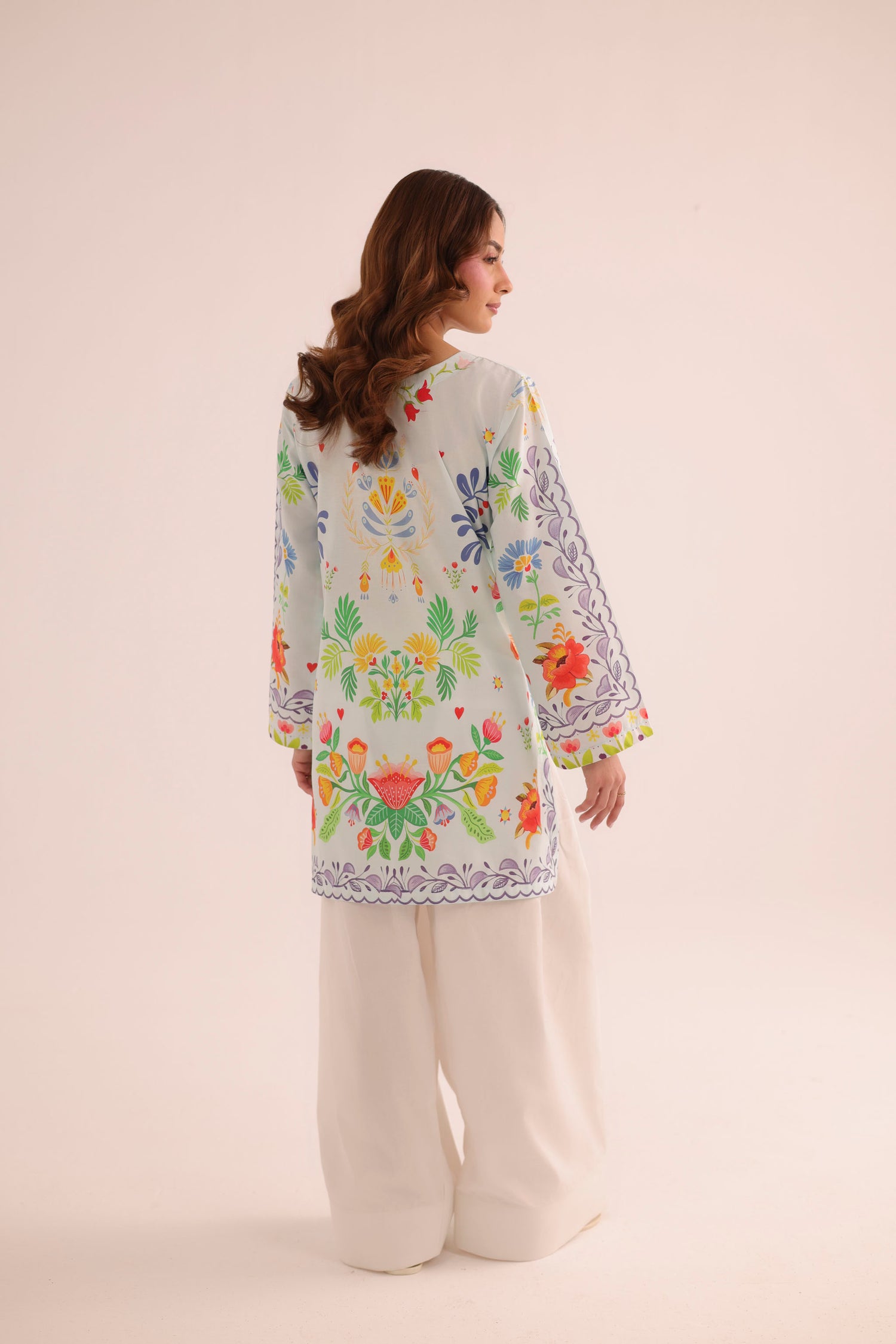 1PC Printed Lawn Kurta - PRT L43293
