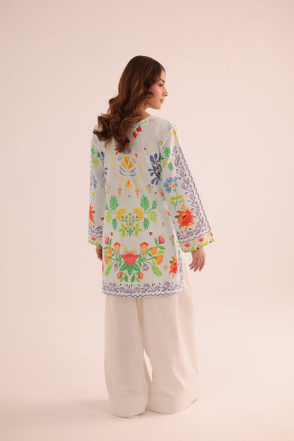 1PC Printed Lawn Kurta - PRT L43293