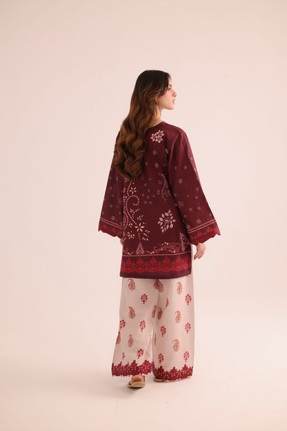 2PC Summer Lawn Dress- PRT L42983