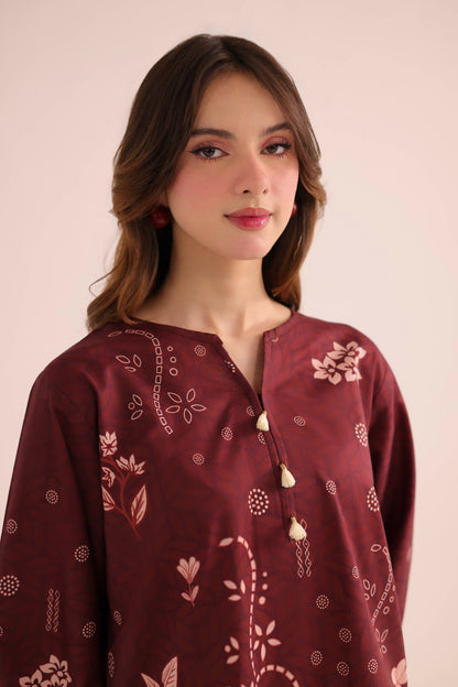 2PC Summer Lawn Dress- PRT L42983