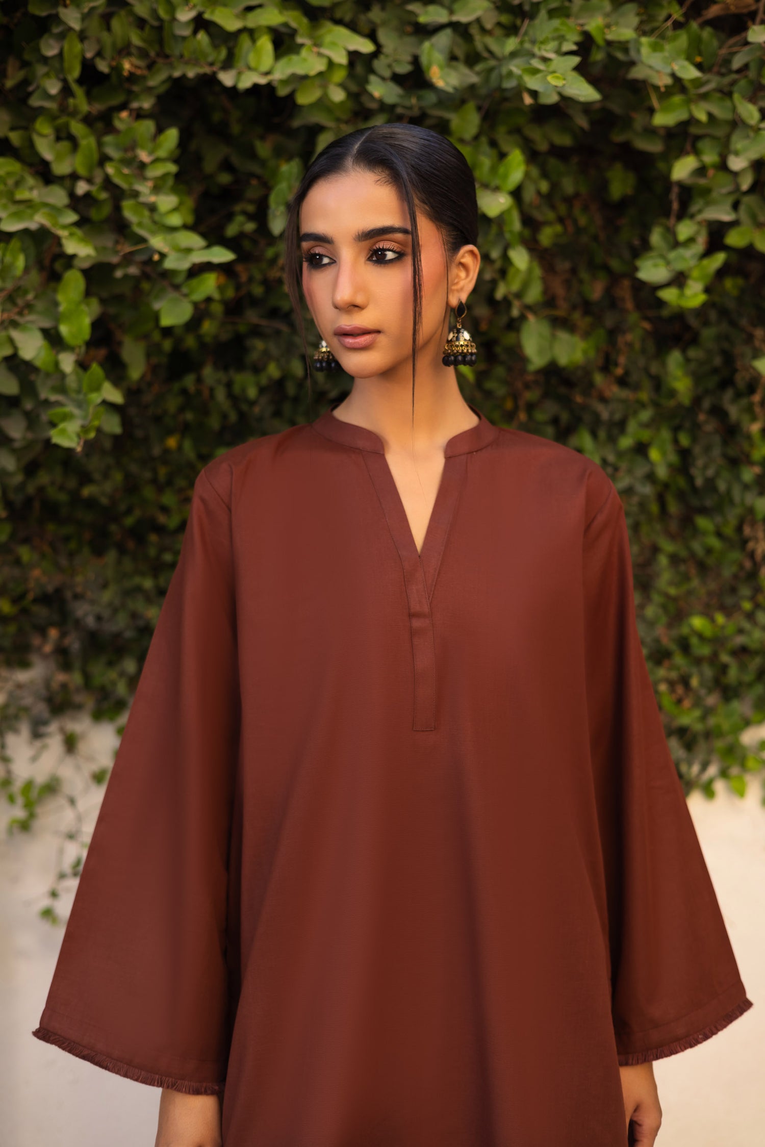 2 PC Khaddar Solid FSK 03 – Chocolate Brown