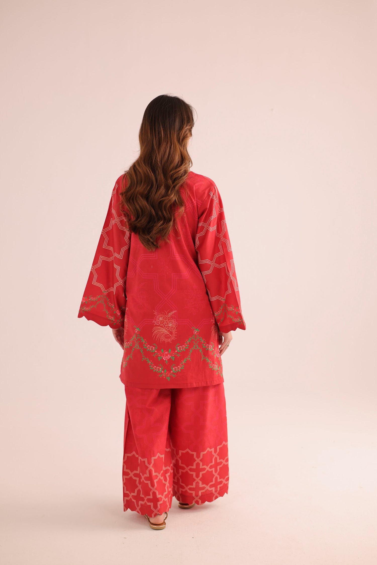2PC Summer Lawn Dress- PRT L42726