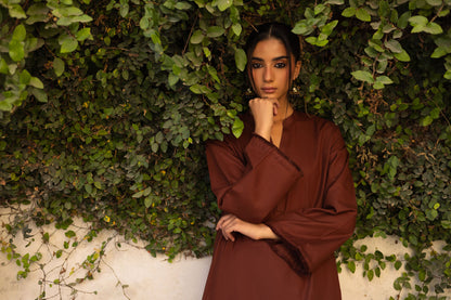 2 PC Khaddar Solid FSK 03 – Chocolate Brown