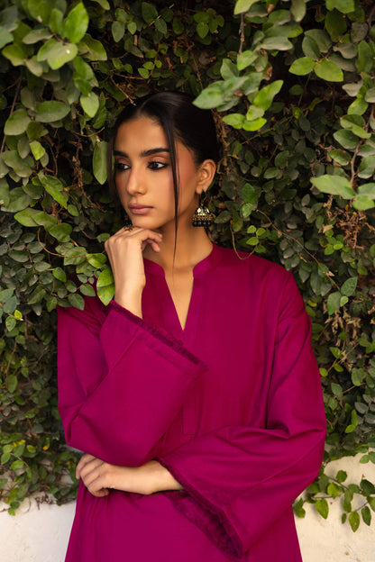 2 PC Khaddar Solid FSK 03 – Plum