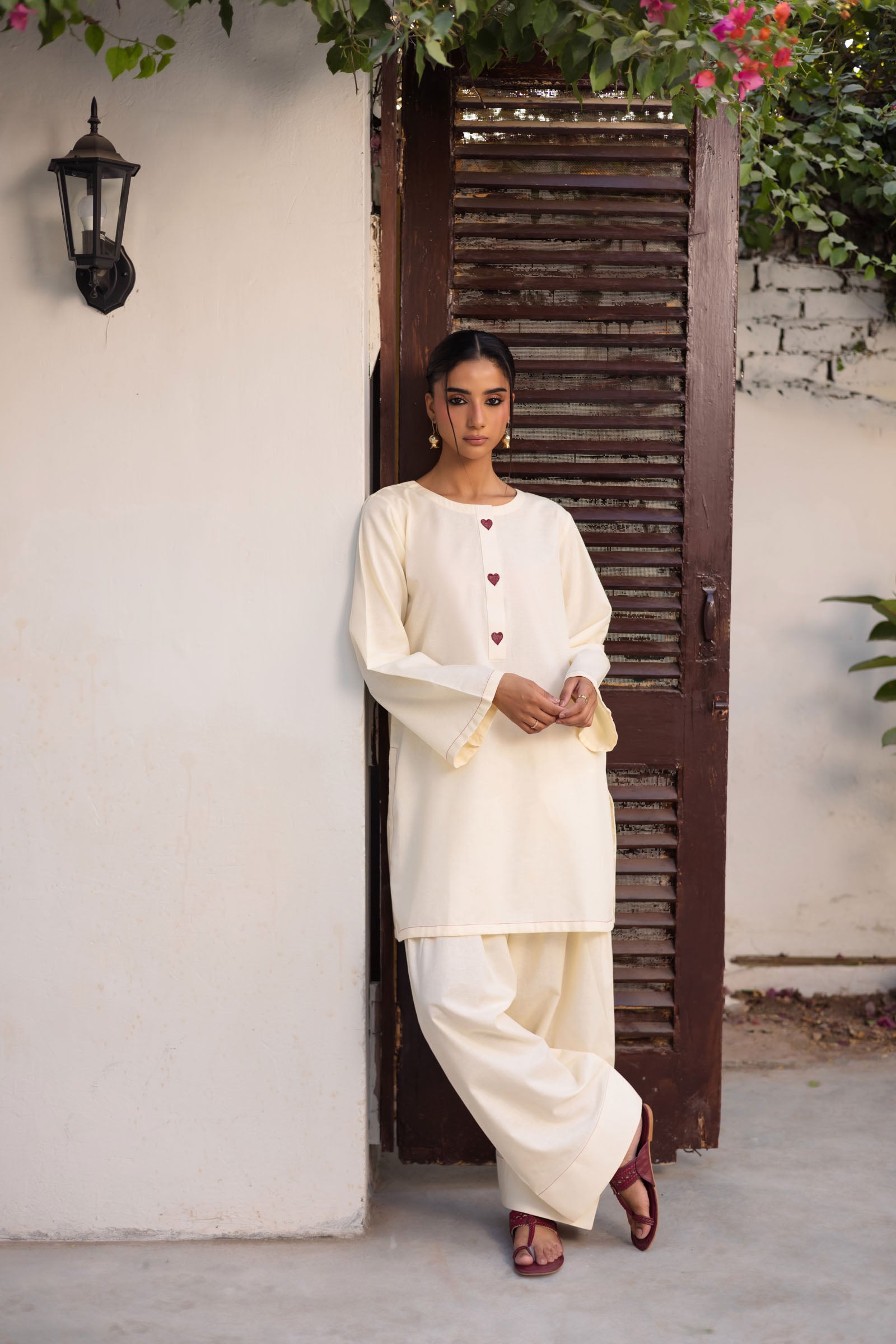 2 PC Khaddar Solid SCF 04 – Crème