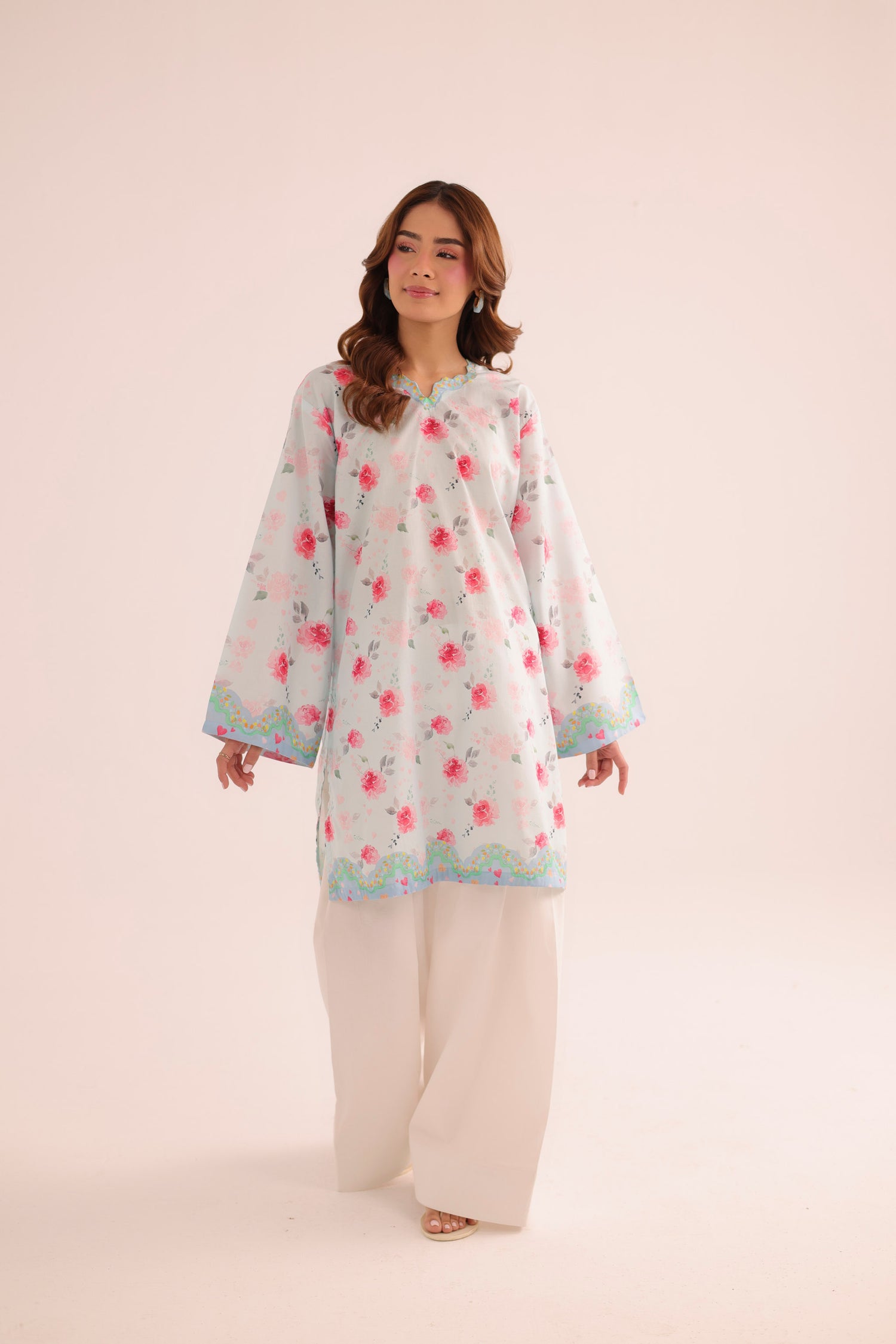 1PC Printed Lawn Kurta - PRT L43286