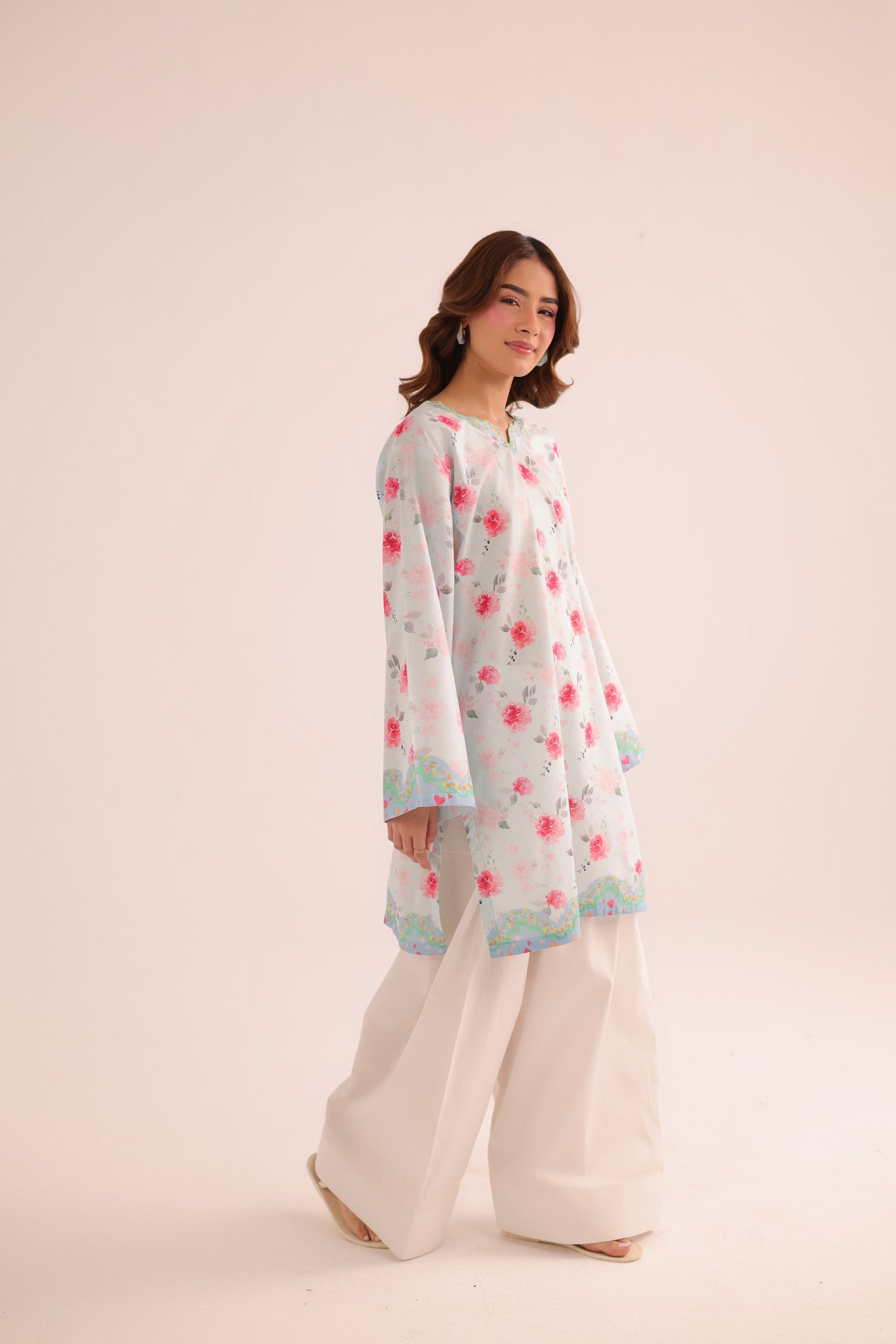 1PC Printed Lawn Kurta - PRT L43286