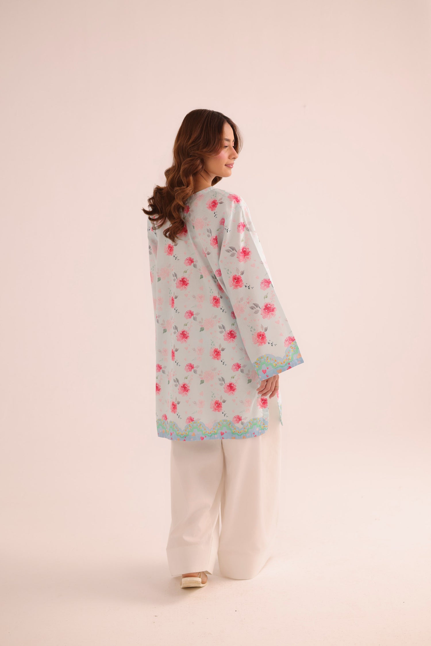 1PC Printed Lawn Kurta - PRT L43286