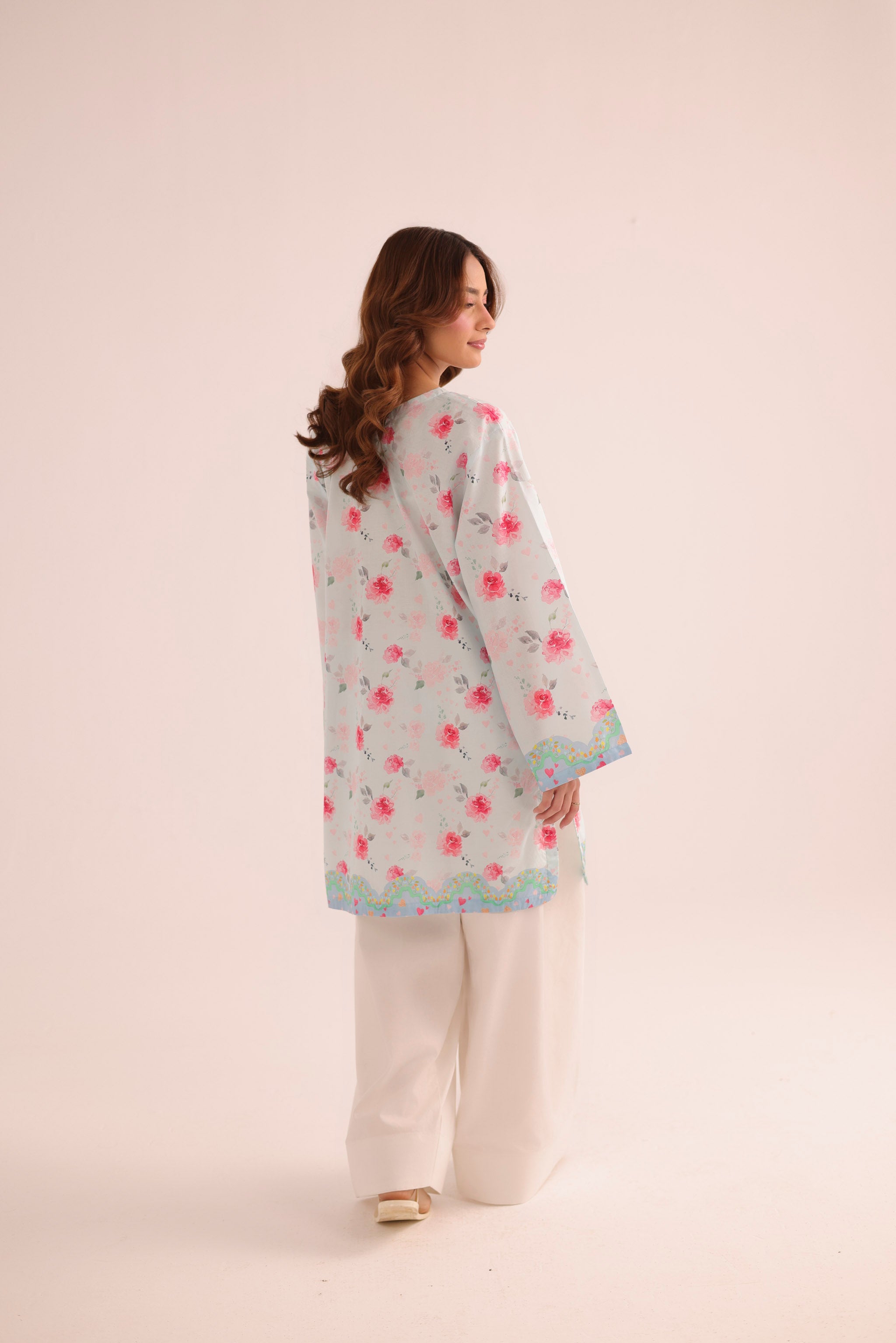 1PC Printed Lawn Kurta - PRT L43286