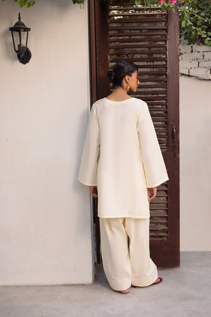 2 PC Khaddar Solid SCF 04 – Crème