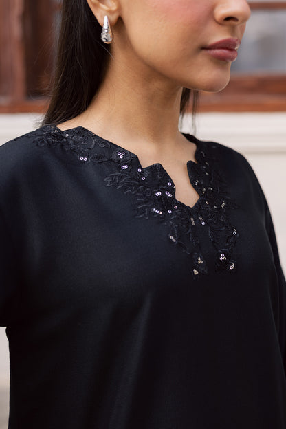 2PC Winter Embroidered Dress - 1208