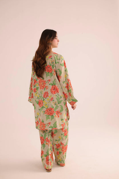 2PC Summer Lawn Dress- PRT L42190