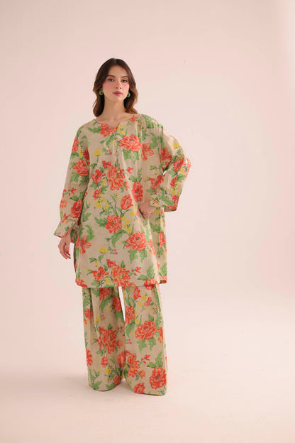2PC Summer Lawn Dress- PRT L42190
