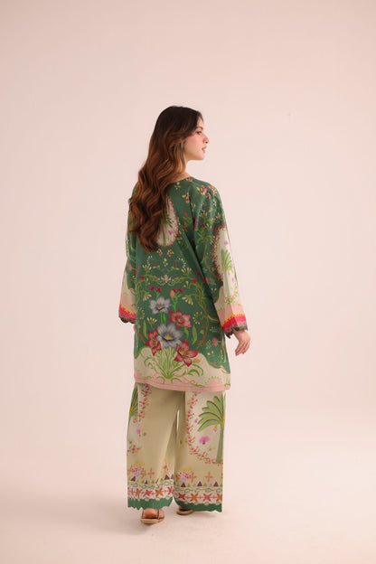 2PC Summer Lawn Dress- PRT L42956