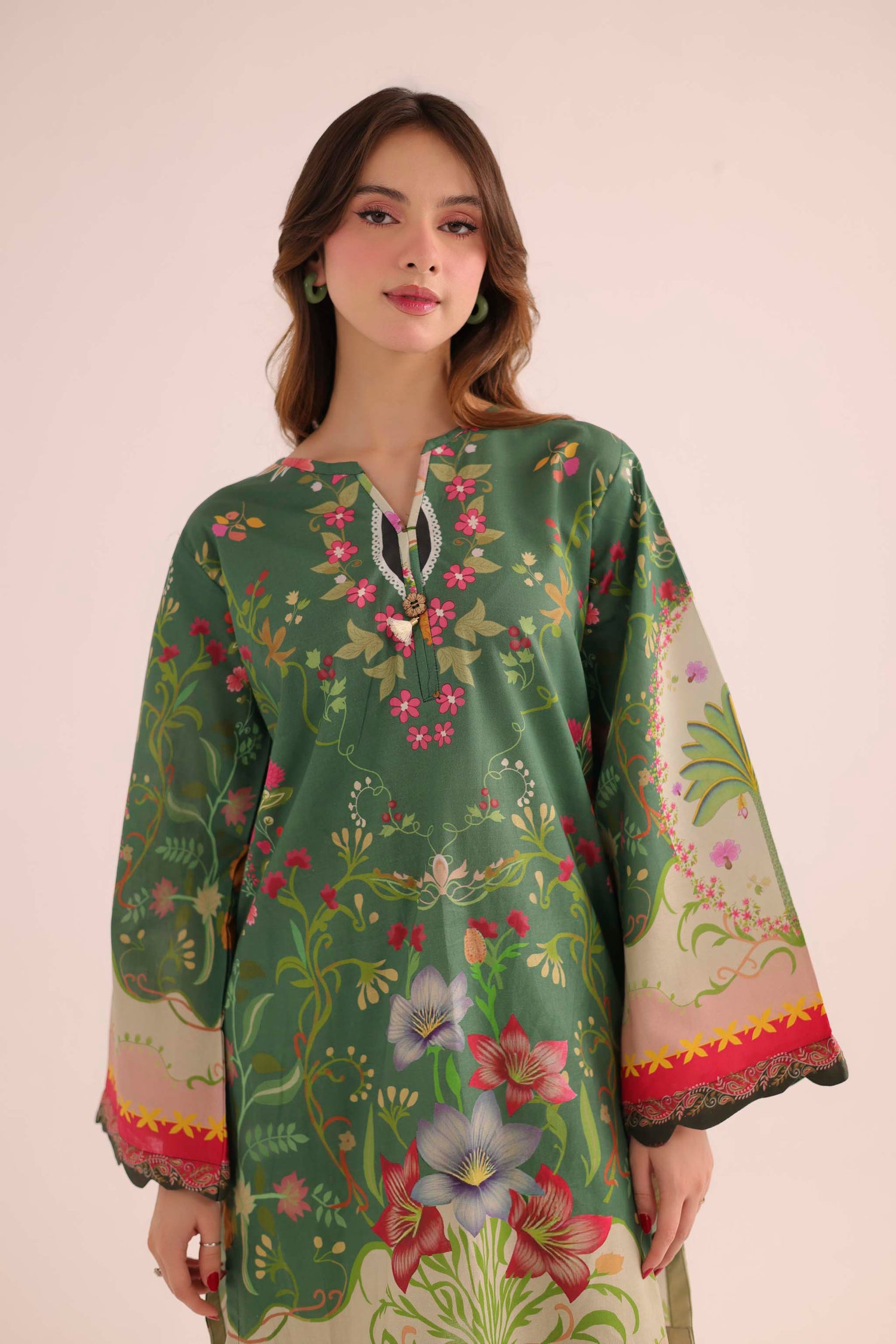 2PC Summer Lawn Dress- PRT L42956