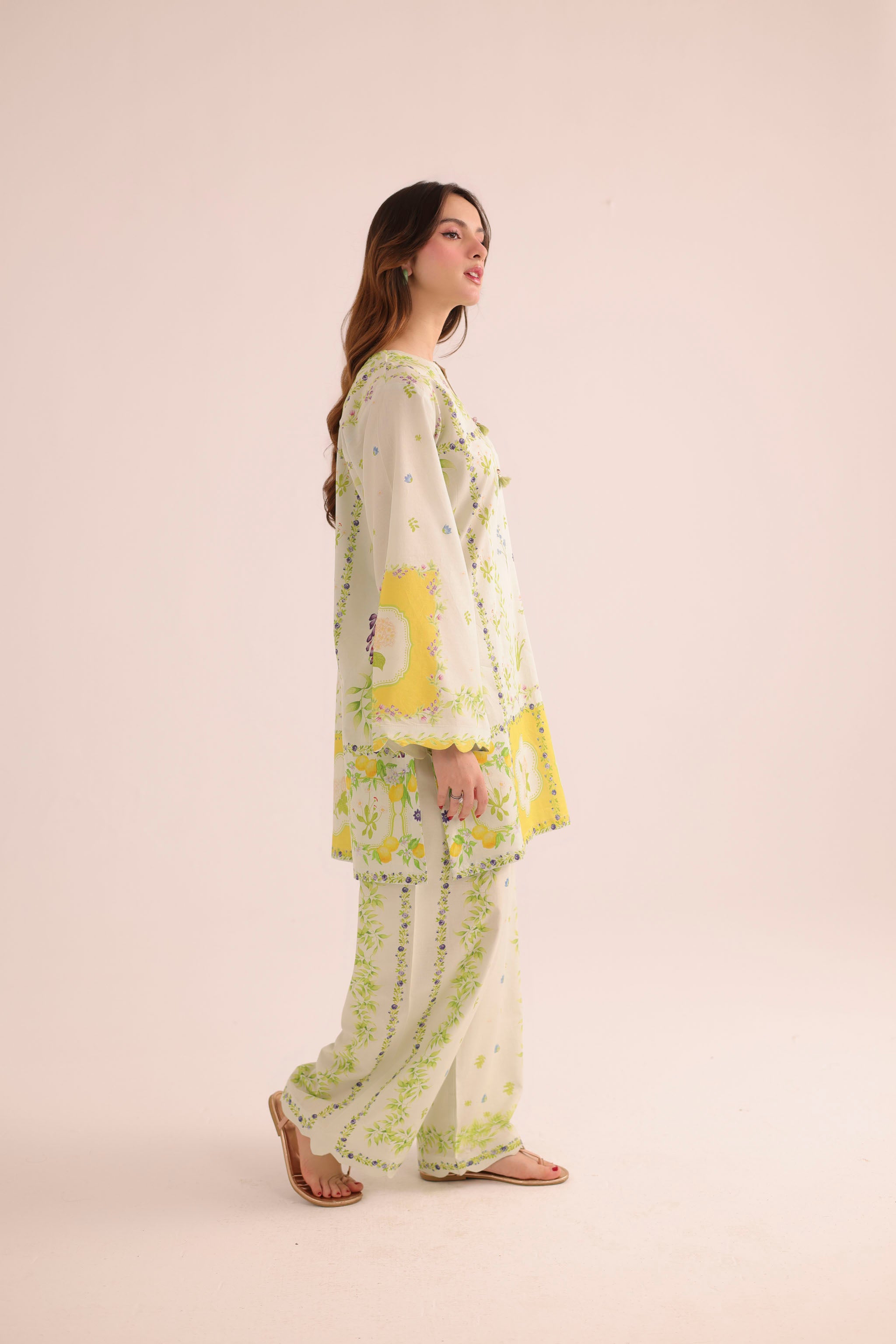2PC Summer Lawn Dress- PRT L42968