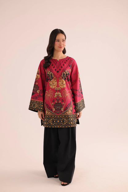 1PC Printed Lawn Kurta - PRT L43299