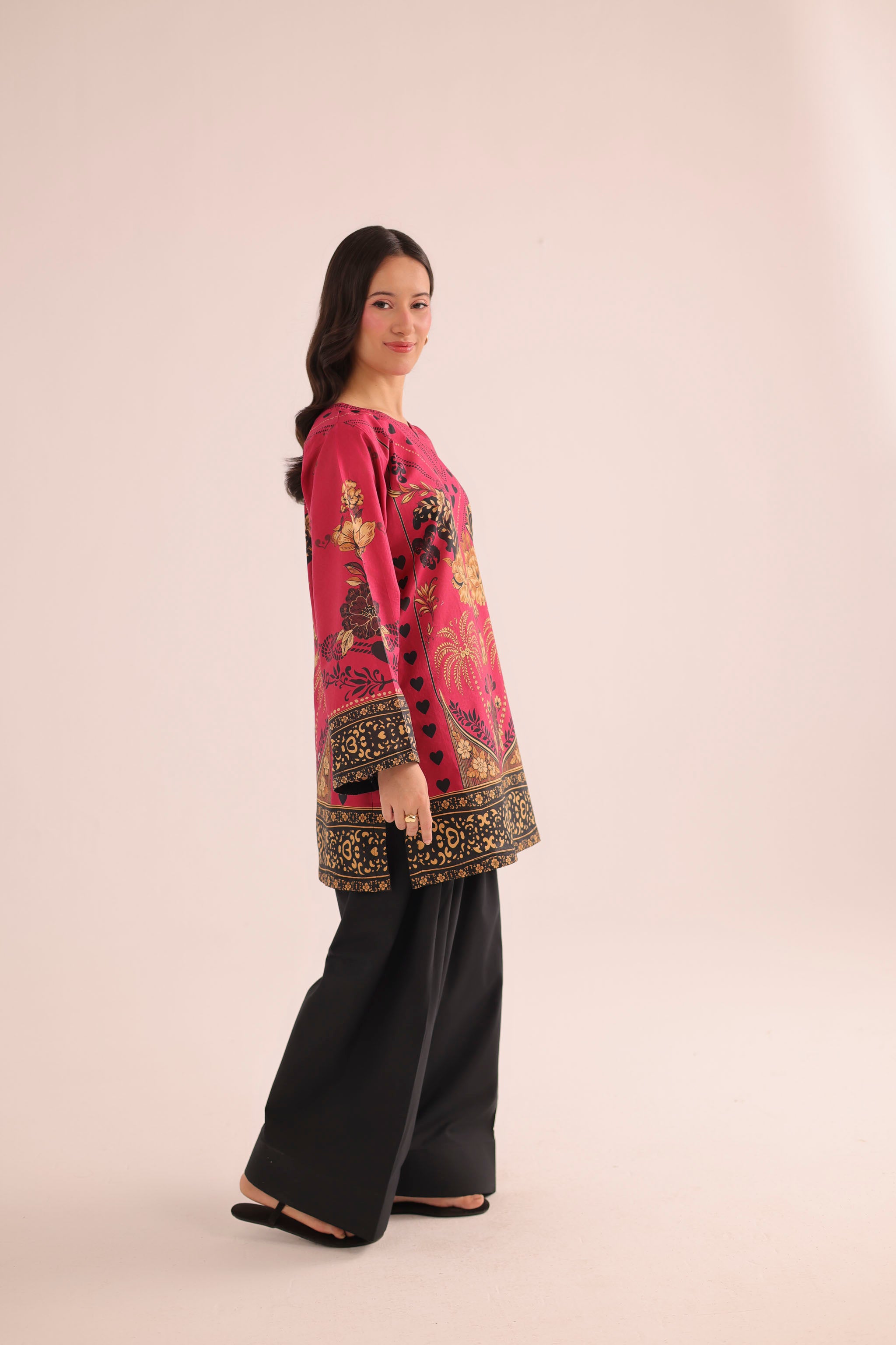 1PC Printed Lawn Kurta - PRT L43299