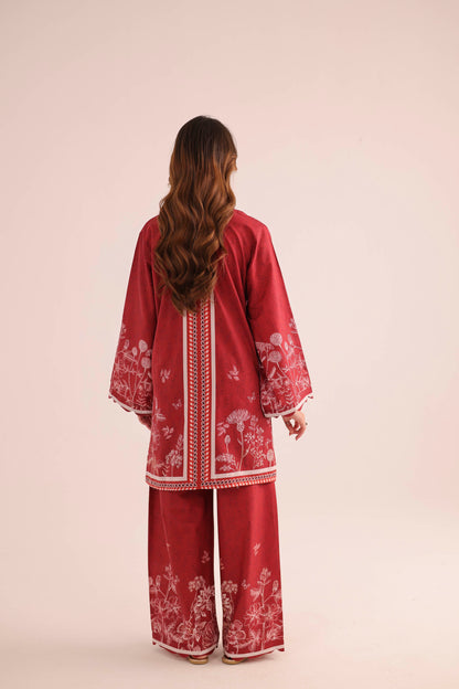 2PC Summer Lawn Dress- PRT L42977