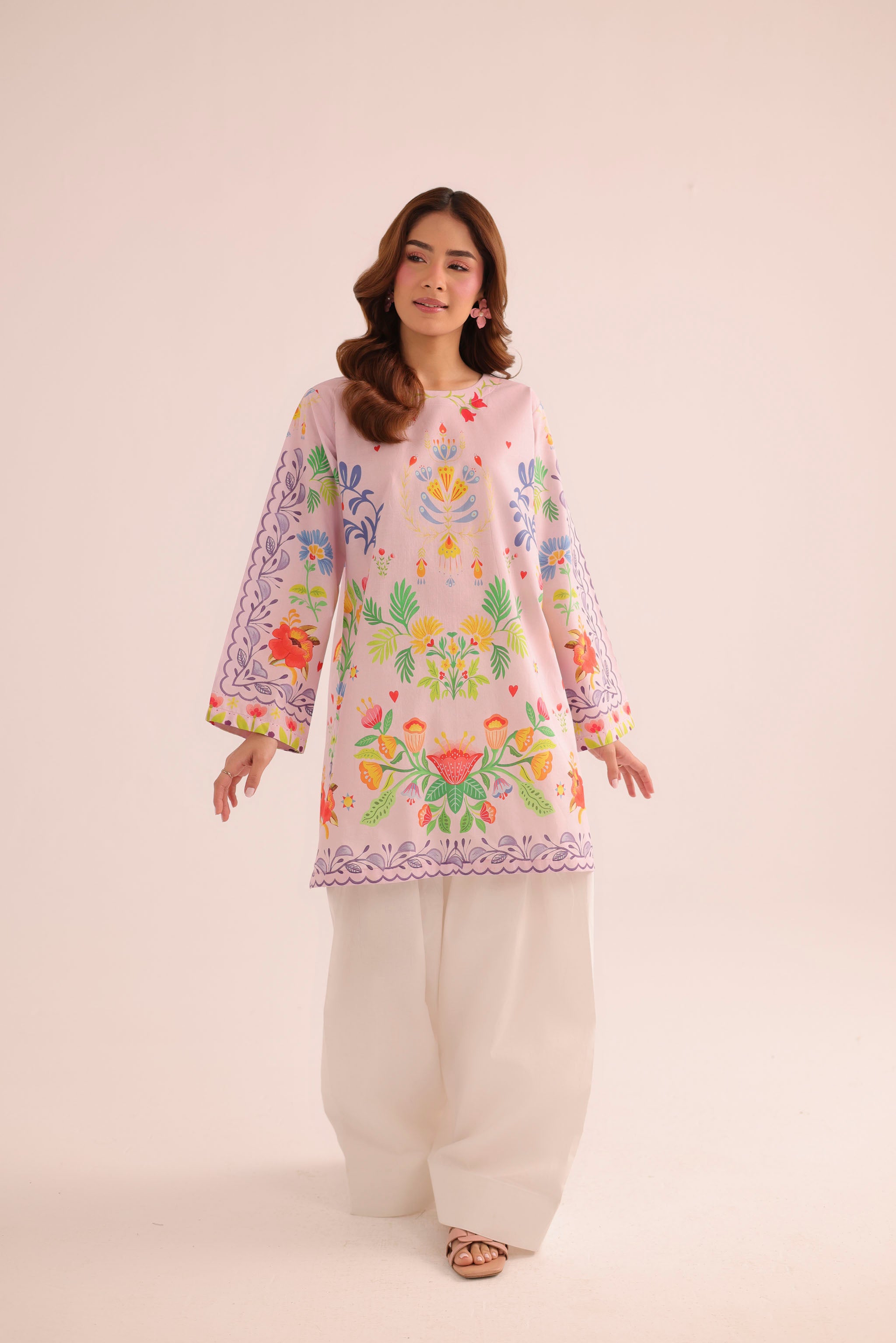 1PC Printed Lawn Kurta - PRT L43294