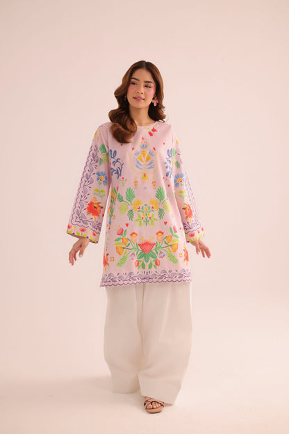 1PC Printed Lawn Kurta - PRT L43294
