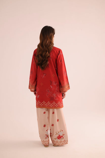 2PC Summer Lawn Dress- PRT L42985