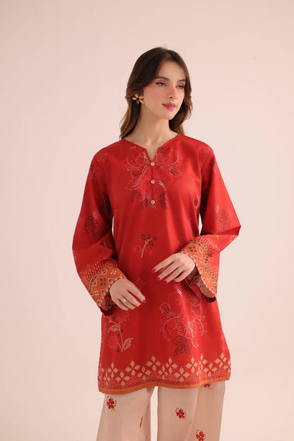 2PC Summer Lawn Dress- PRT L42985