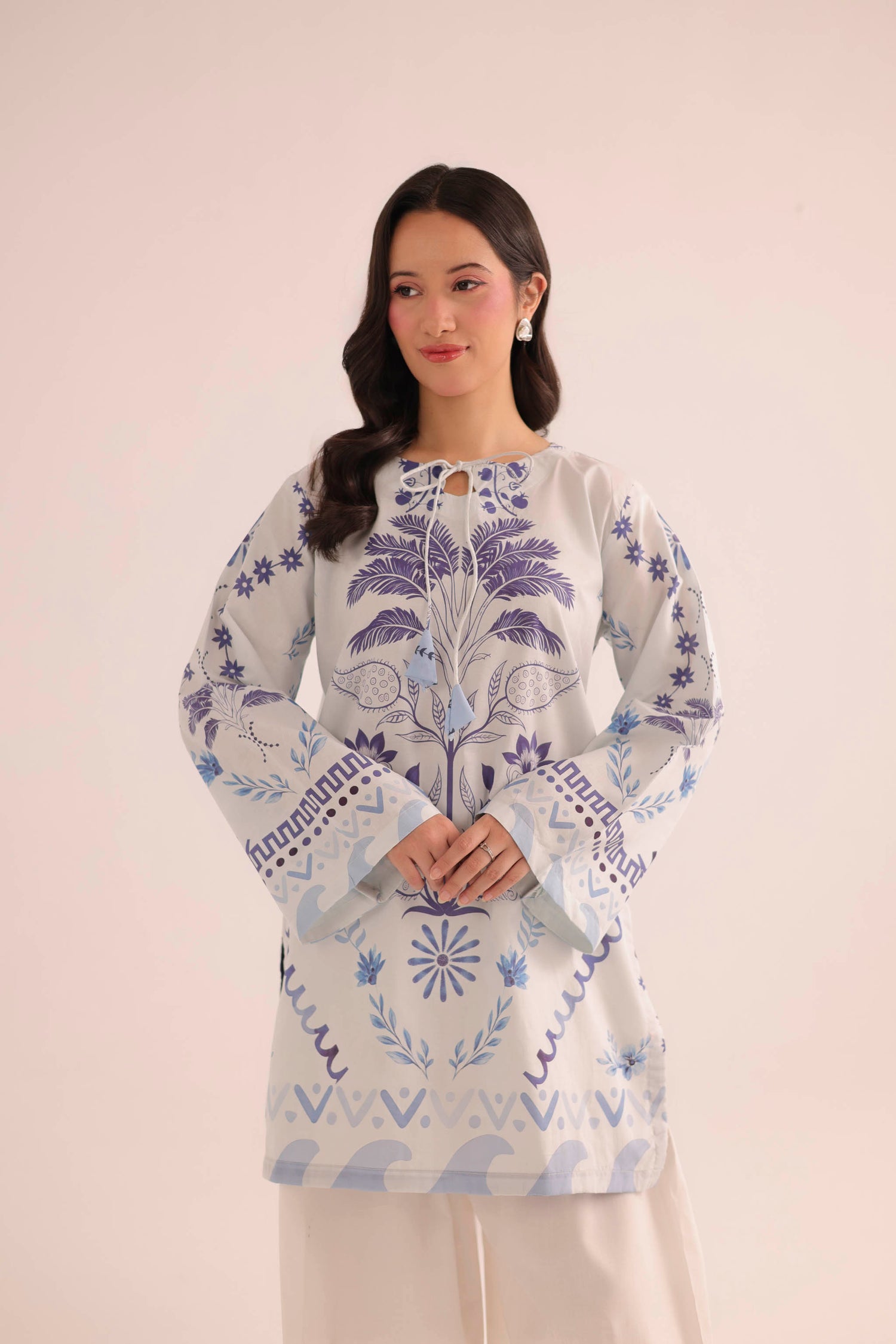 1PC Printed Lawn Kurta - PRT L43313
