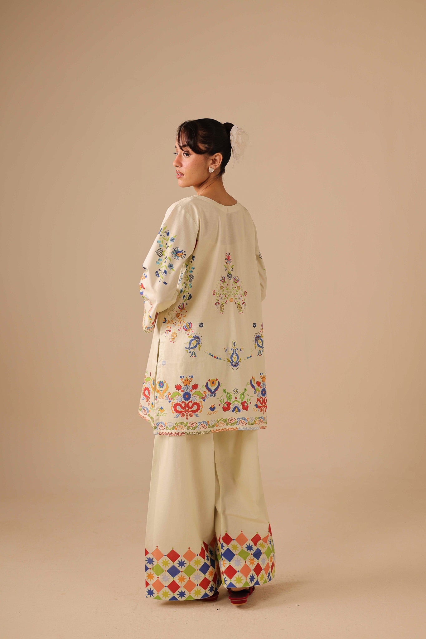 2PC Summer Lawn Dress - 44250