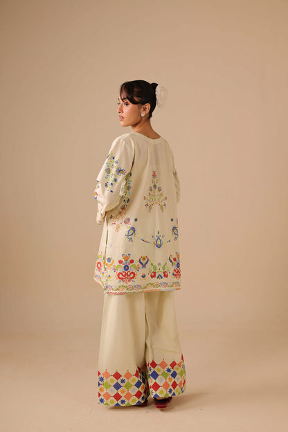 2PC Summer Lawn Dress - 44250