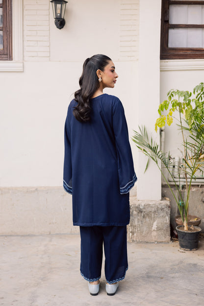 2PC Winter Embroidered Dress-1179