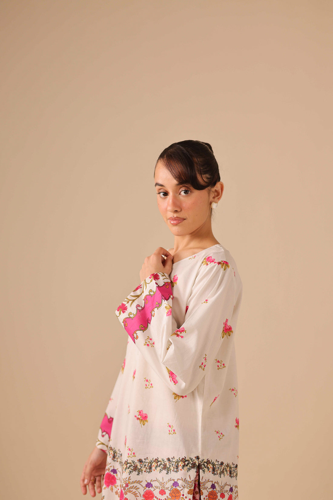 2PC Summer Lawn Dress - 44284
