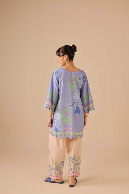2PC Summer Lawn Dress - 44251