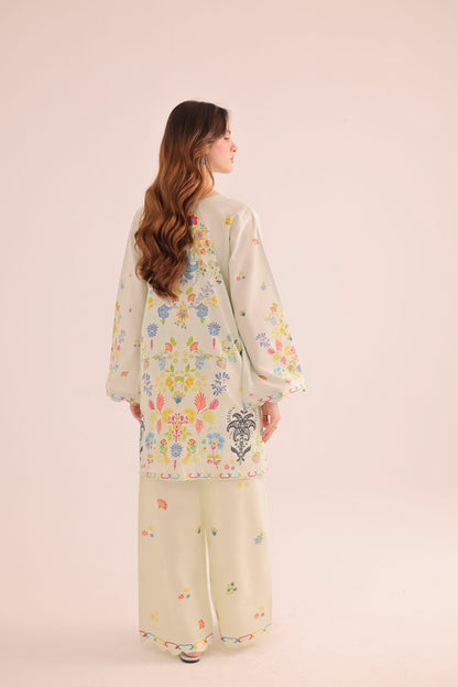 2PC Summer Lawn Dress- PRT L42962