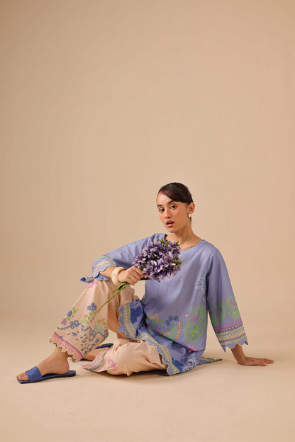 2PC Summer Lawn Dress - 44251