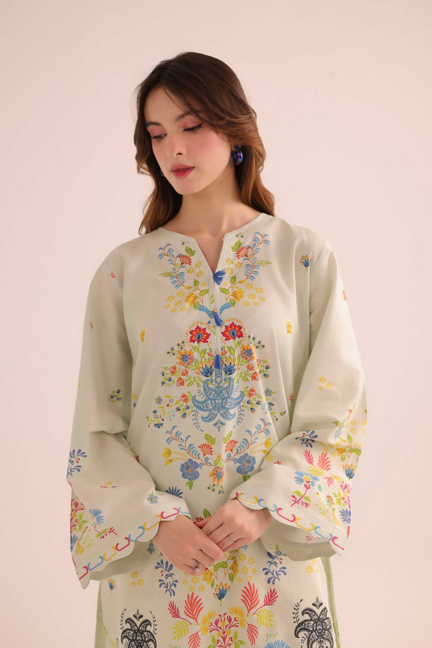 2PC Summer Lawn Dress- PRT L42962