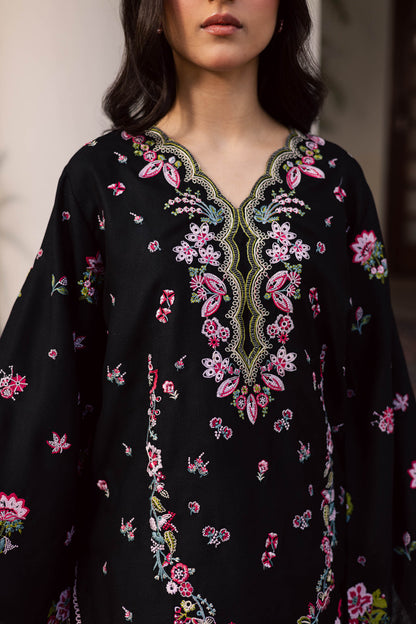 2PC Winter Embroidered Dress - 1207