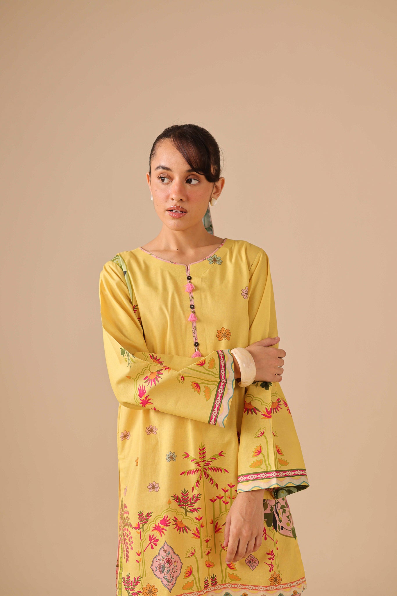 2PC Summer Lawn Dress - 44252
