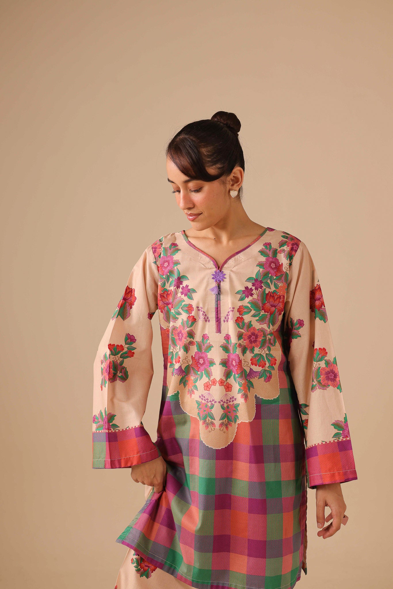 2PC Summer Lawn Dress - 44242