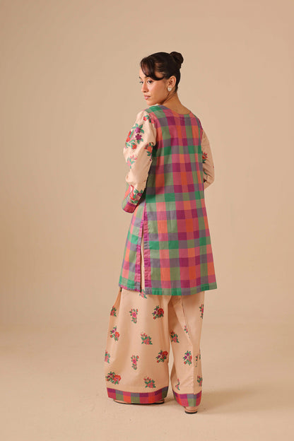 2PC Summer Lawn Dress - 44242