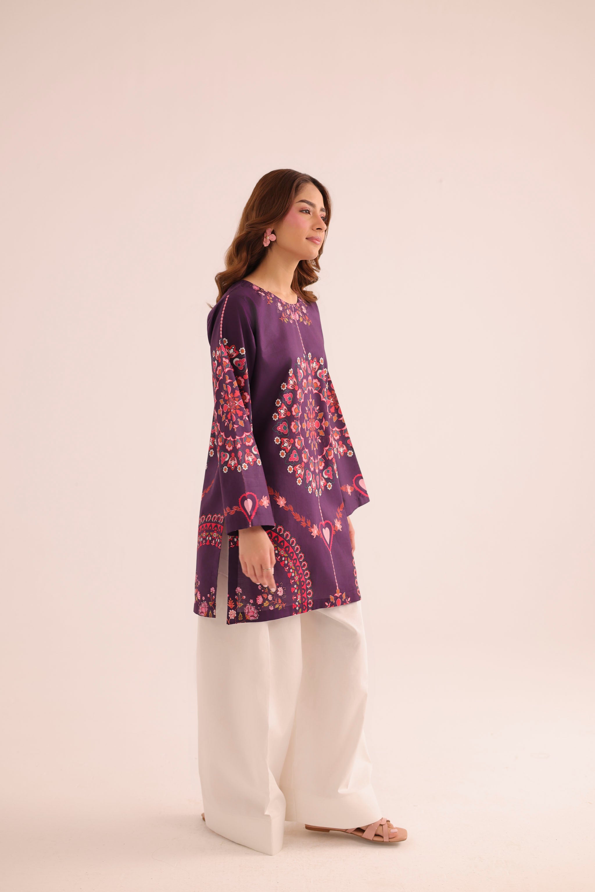 1PC Printed Lawn Kurta - PRT L43305