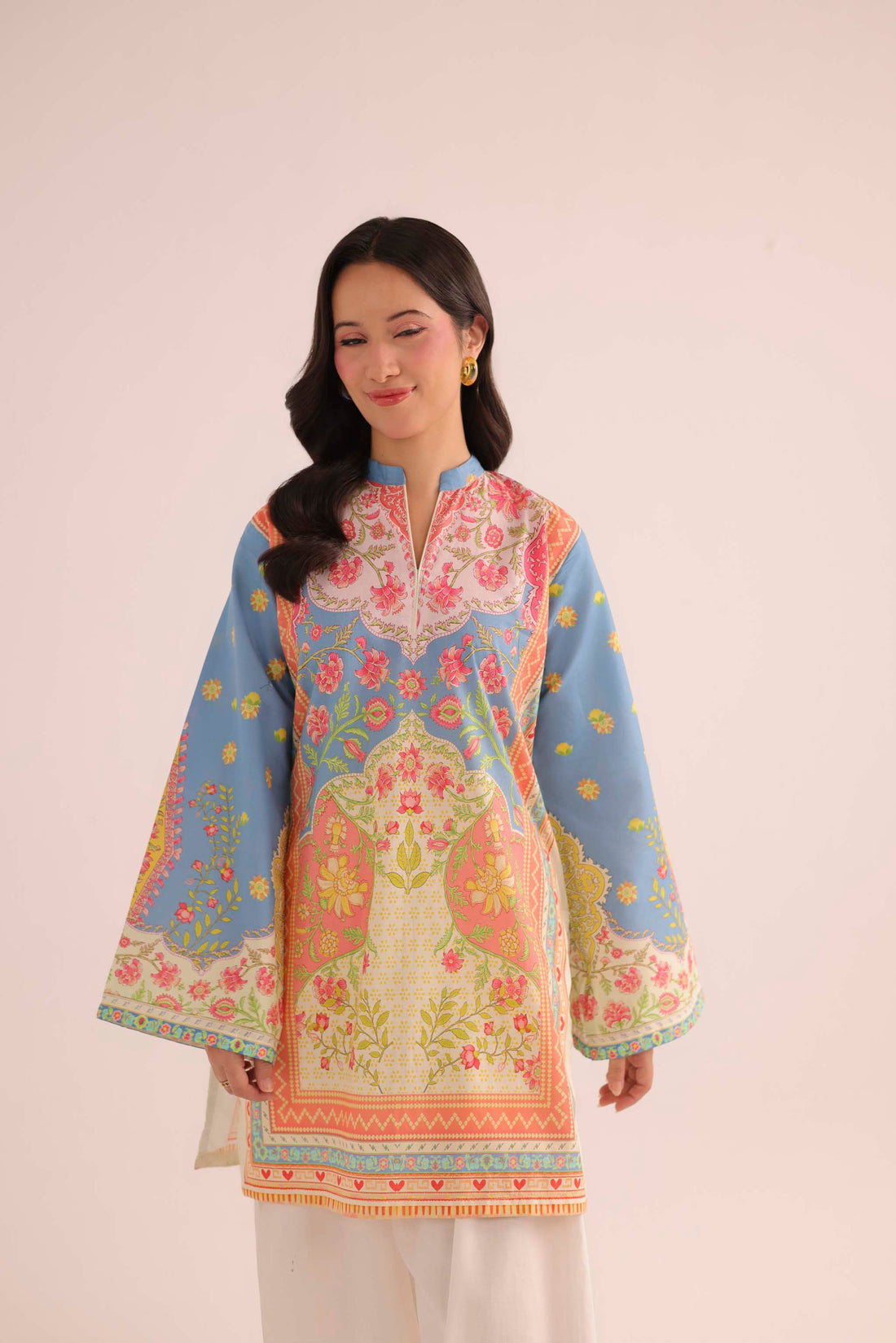 1PC Printed Lawn Kurta - PRT L43296