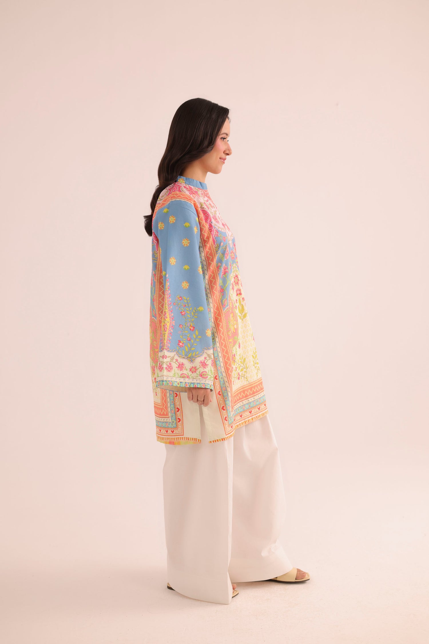 1PC Printed Lawn Kurta - PRT L43296