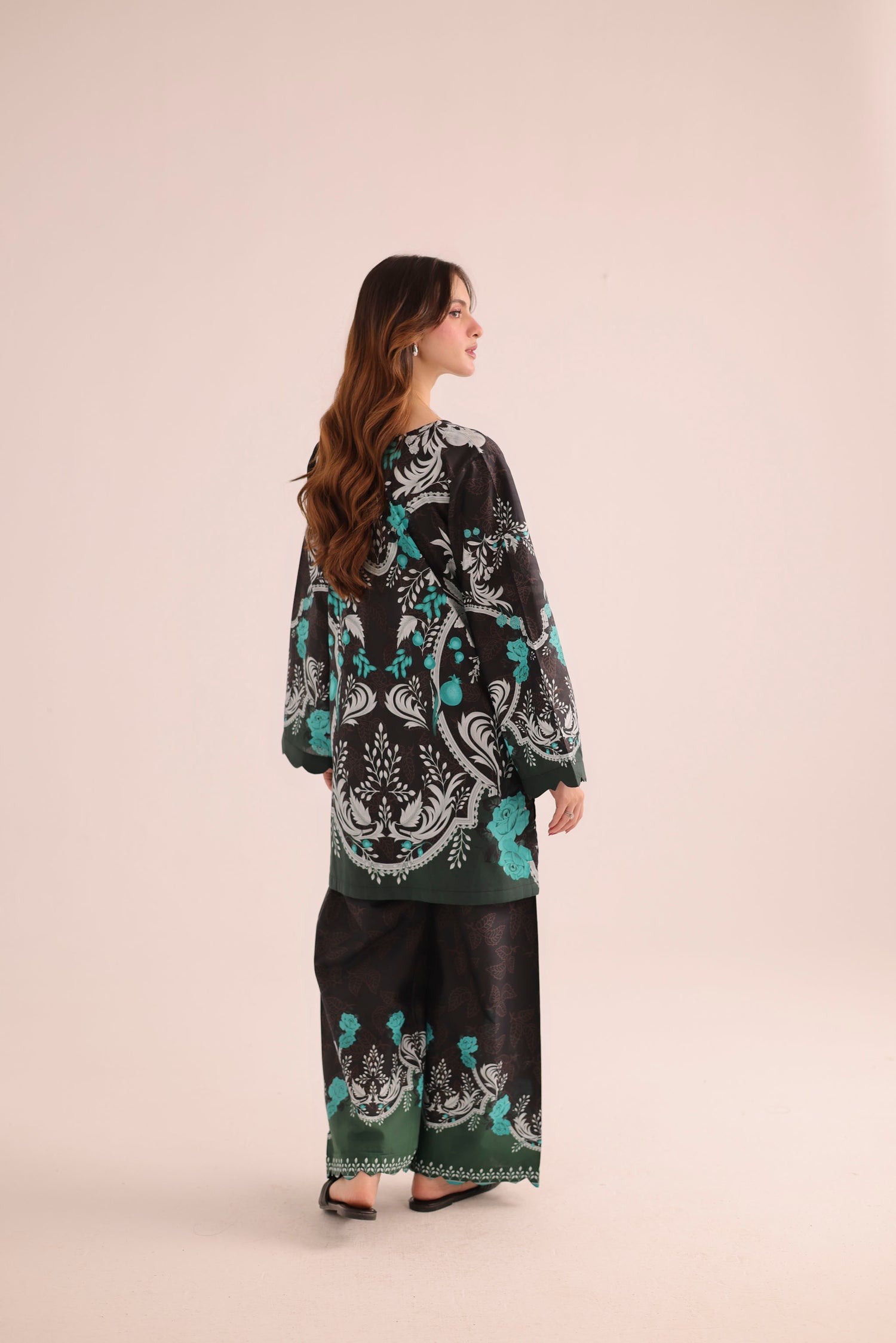 2PC Summer Lawn Dress- PRT L42975