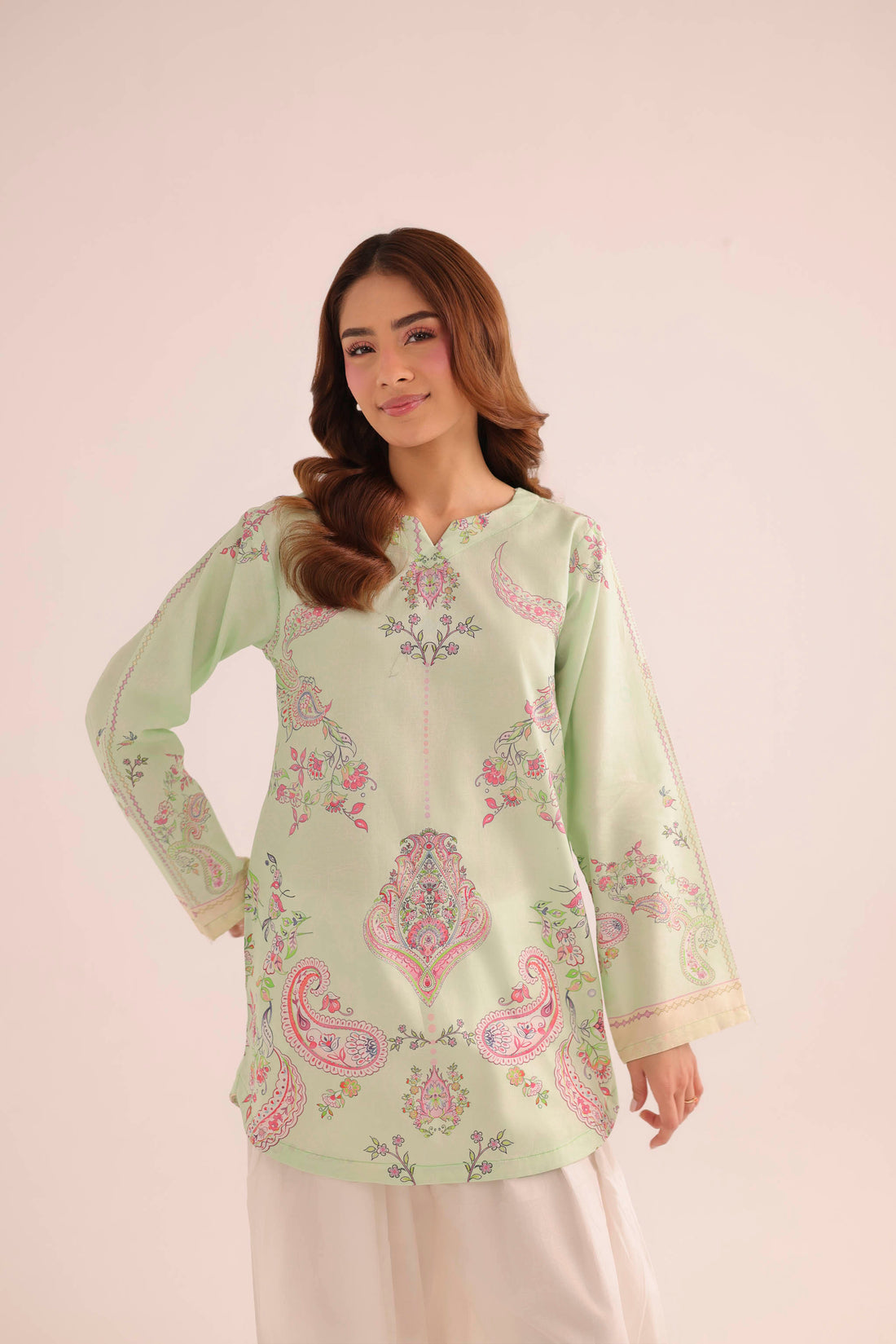 men dress shirts slim fit Mushq - Summer 3PC Lawn Embroidered Dress main image 1
