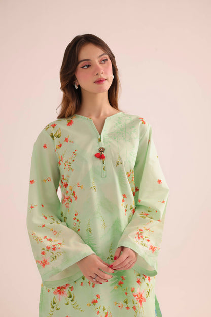 2PC Summer Lawn Dress- PRT L42959