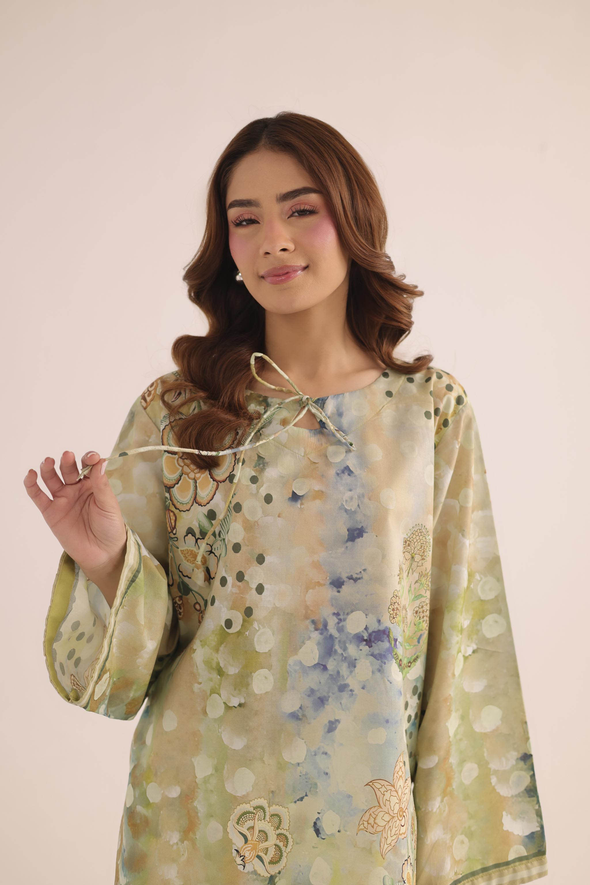 1PC Printed Lawn Kurta - PRT L43302