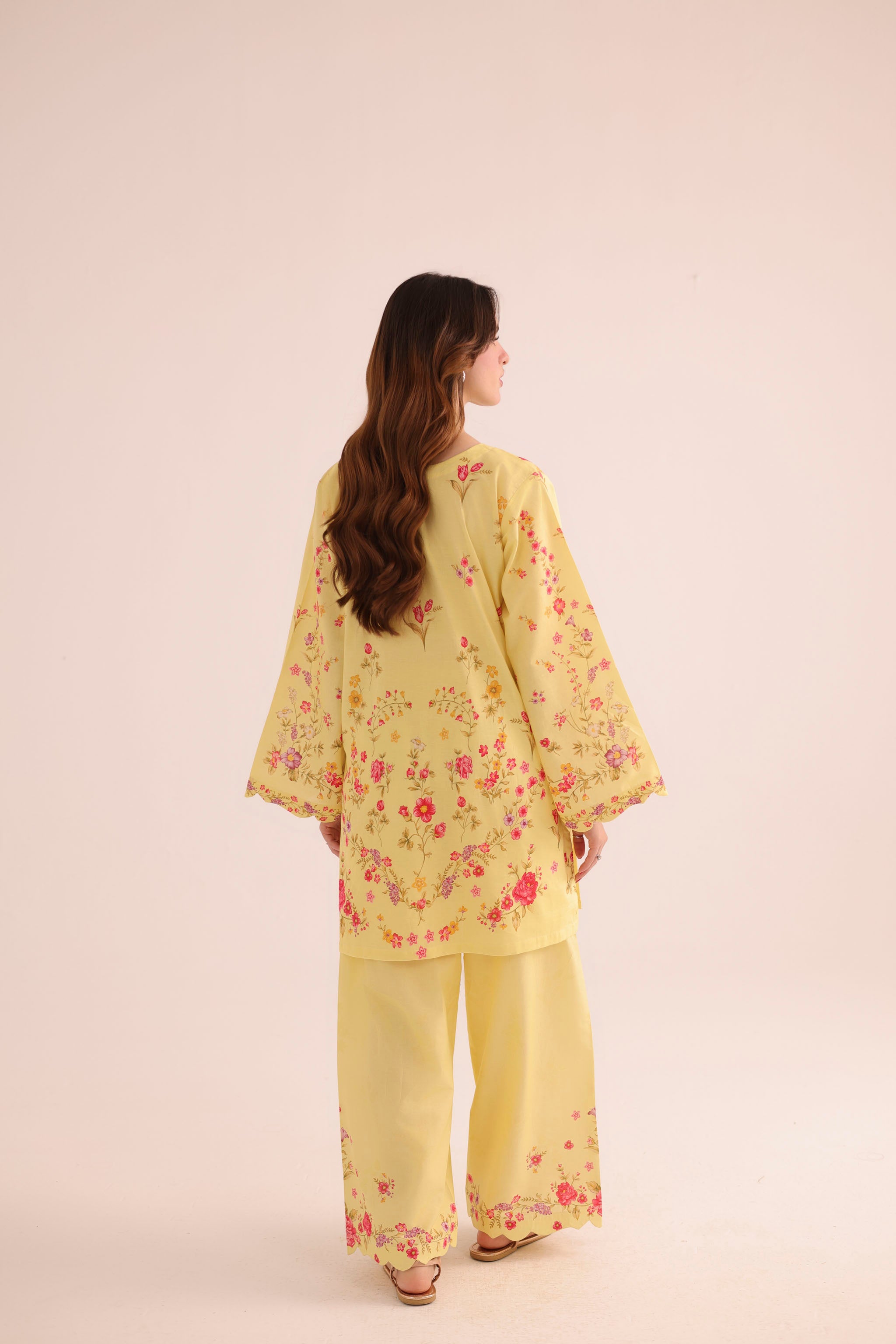 2PC Summer Lawn Dress- PRT L42949